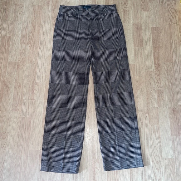 Banana Republic Pants - NWT Banana Republic Black and Tan Straight Leg Trousers / Slacks / Pants size10L